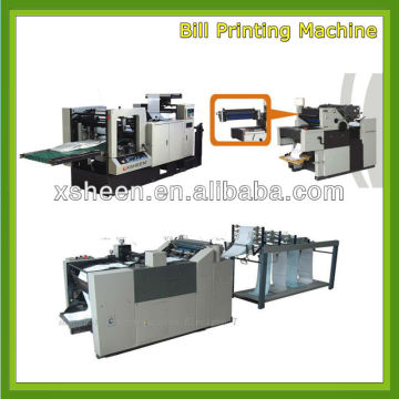 bill computer printing machine