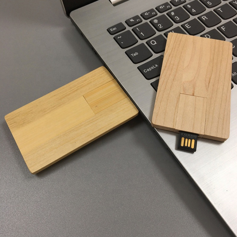 Tarjeta de madera USB Flash Drive DISCO