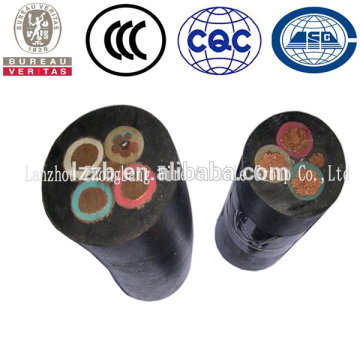 Four Cores Tough Rubber Sheathed Flexible Cable with Specification of 2x10mm2
