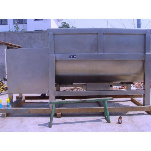 industrial horizontal double blade ribbon blender mixer machine