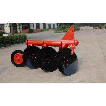 Farm land used disc plough with scraper