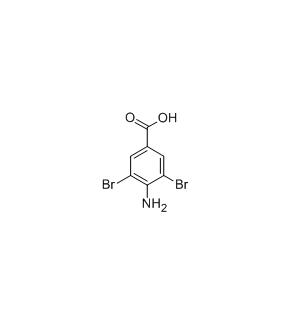 Caliente venta del CAS de ácido 4-Amino-3,5-Dibromobenzoic 4123-72-2