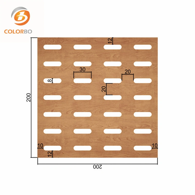 Sound Masking Slot Wood Timber Acoustic Panel for Concert Hall