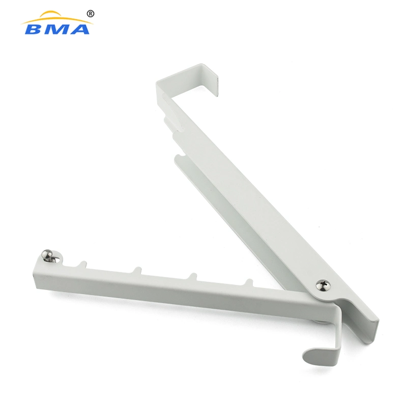 Bma Stainless Steel Adjustable Folding Over The Door Hook for Clothes