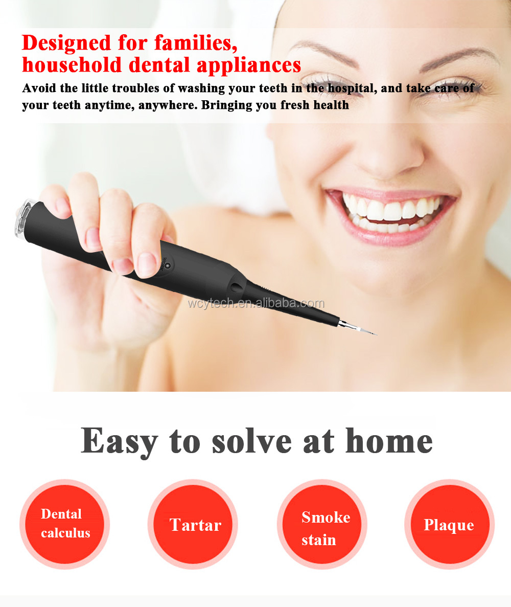 Portable electric sonic dental tartar remover with Dentist Whiten Teeth Health Hygiene function