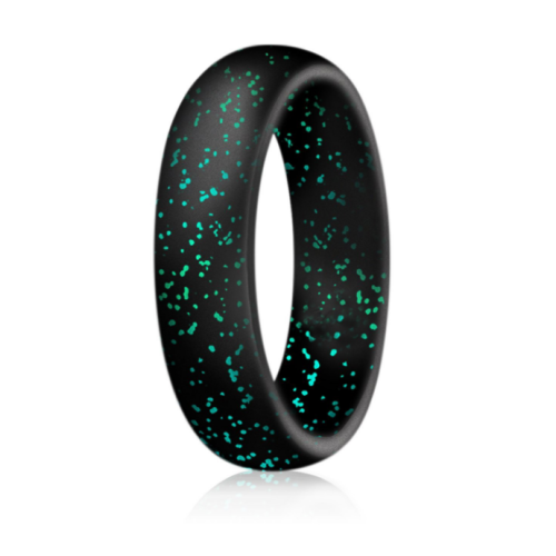 Пользовательский 10 -патронный силиконовый обручальное кольцо для женщин