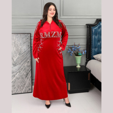 Wholesale Plus-Size Muslim Abaya Dress Kaftan