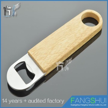 Free sample wood flat bottle opener