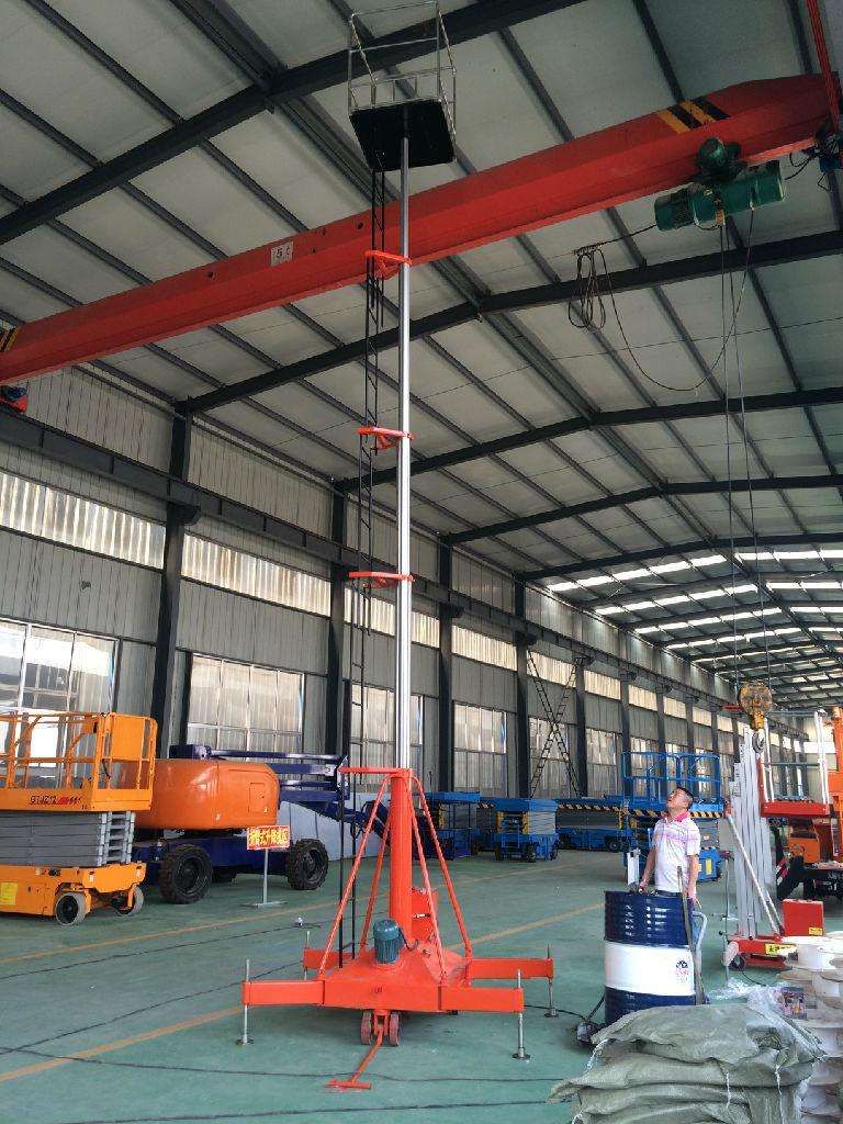 14m High Quality Tilt Type Cylindrical Vertical Manlift