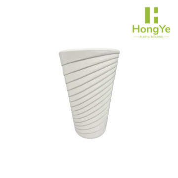 Medium sized threaded flower pot