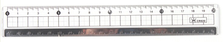 20cm transparent plastic ruler