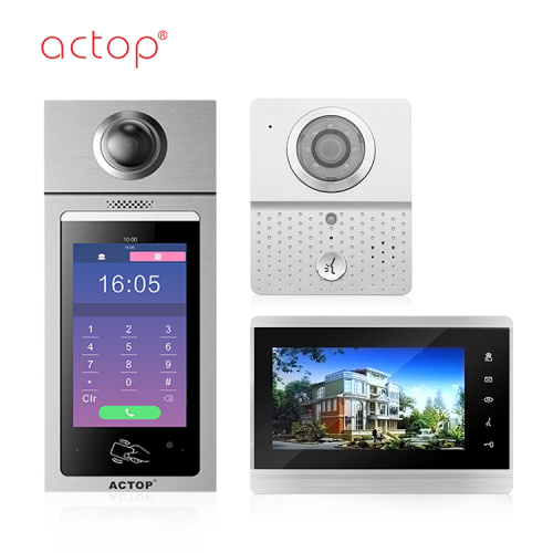 IP Intercom Video Door Phone สำหรับอพาร์ทเมนต์