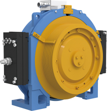 High Strength Drive Elevator Gearless Motor Lift Traction Machine with CE