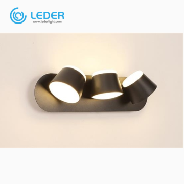 LEDER Multipoint bedleeswandlampen