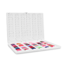 Wholesale Plastic Nail Color Swatch Book 120 Nail Swatch Color Card Display Book