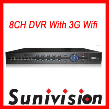 H.264 DVR Software 8CH CCTV DVR Network