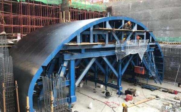 Open-Cut Tunnel Trolley Formwork System