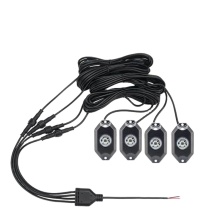 Pure White LED Underbody Rock Lights for Motorcycle, Truck, ATV, Boat