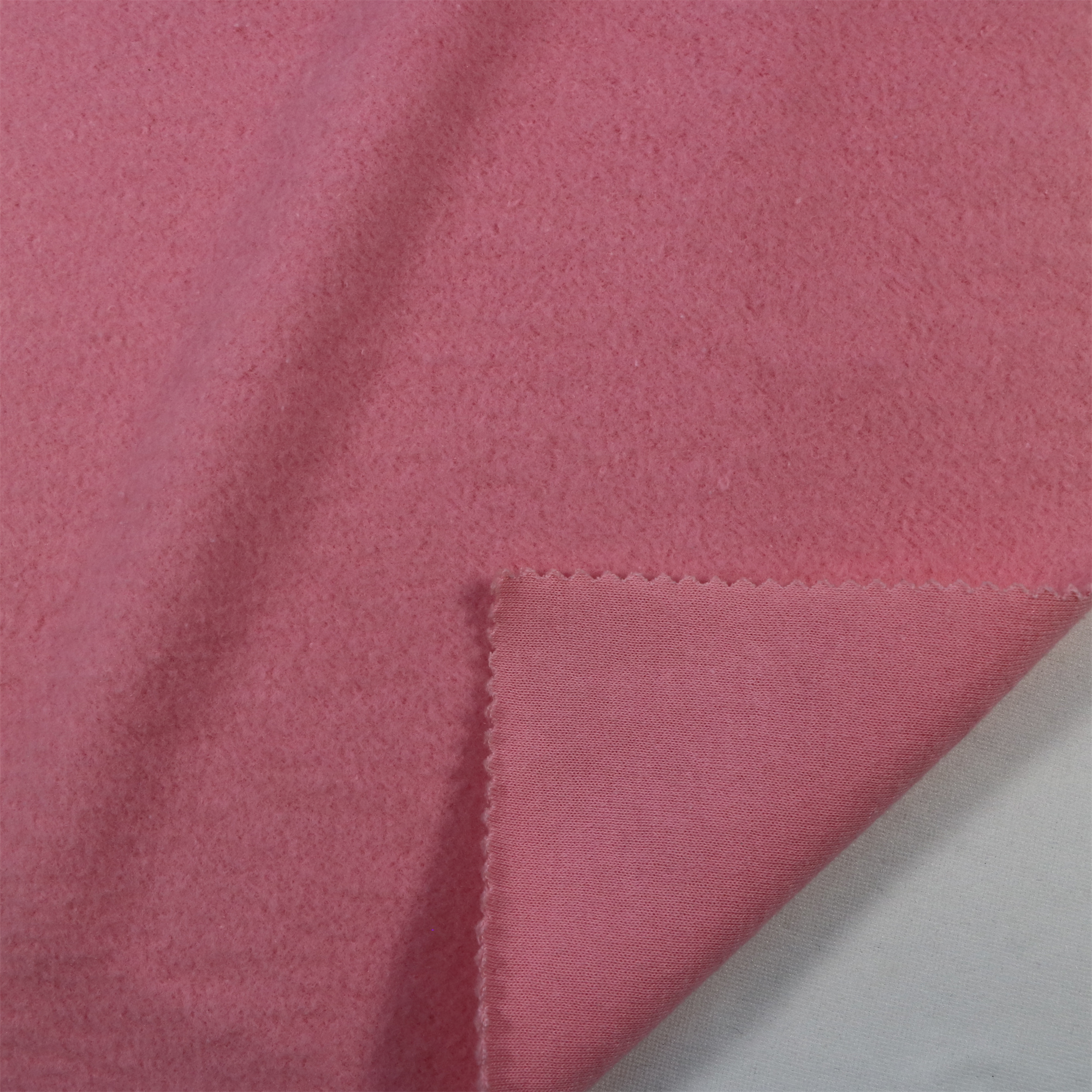 CVC one side brushed Terry fleece fabric