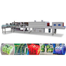 Linear Water Bottle Shrink Wrapping Machine with Heat Tunnel