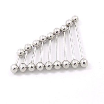 Steel Tongue Barbell Rings Bars Body Piercing