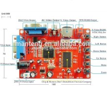 VGA to CGA Video Converter Board for Game Machine