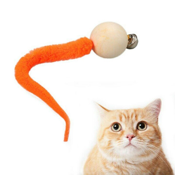 Gatos 1/3pcs 2020 Newest Wiggly Cat Toy Simulation Worm Toy With Bell For Pet Juguetes Para Gatos Игрушки Для Кошек#GH