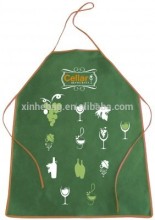Polypropylene Non Woven Promotional Apron with long waist ties