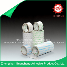 White release liner double sided PET tape with two release liners