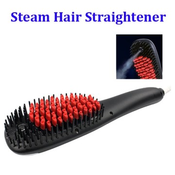 Online Shopping Ceramic Fast Hair Straightening Brush, Steam Brush, Hair Straighteners