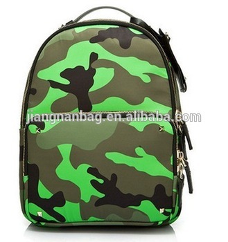 fashion kids school camo back pack