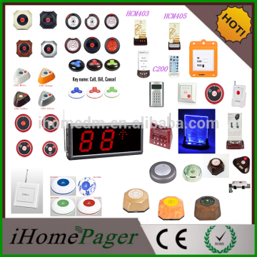 Modern restaurant paging system digital display receiver