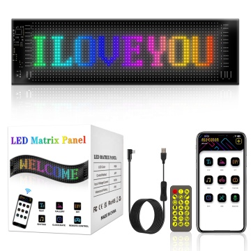 DIY LED Display: Animations, Text Graffiti, and Custom Messages with Bluetooth App Control