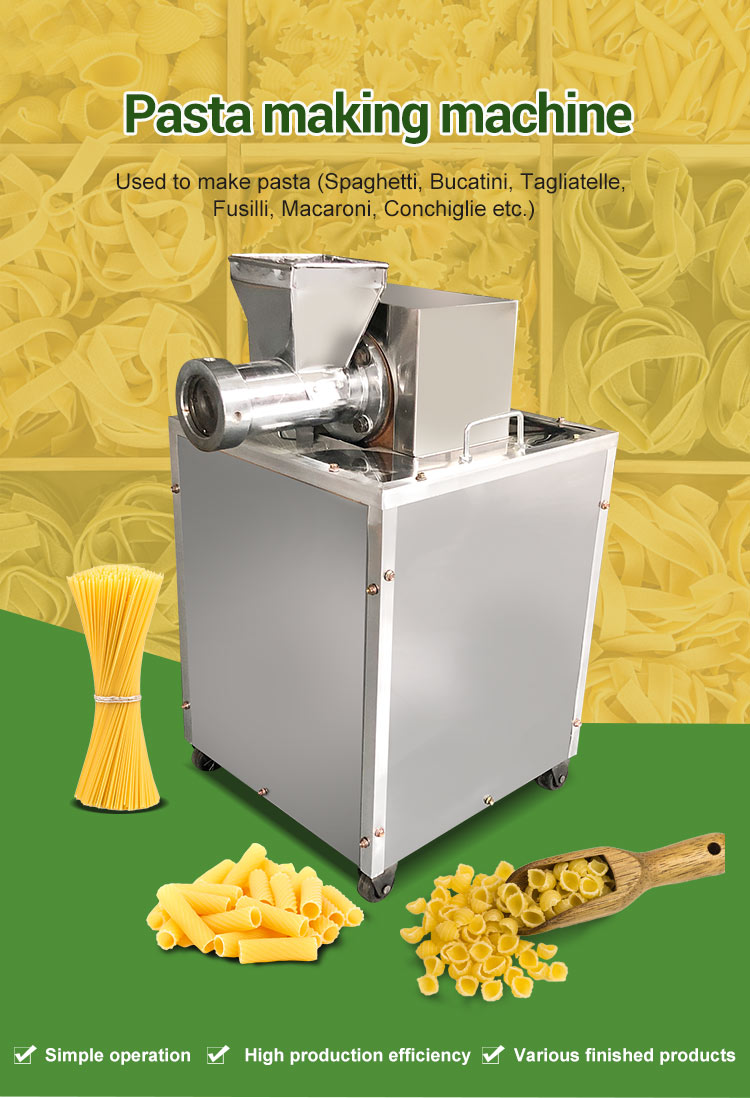 Industrial Corn Process Spaghetti Manufacture Production Line Macaroni Pasta Maker Make Machine for Pasta