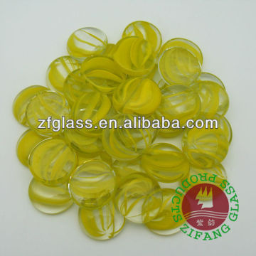 Glass Flat Beads HBZ05