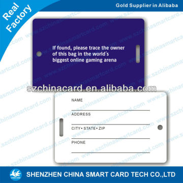 wholesale pvc name tags plastic wholesale travel tags