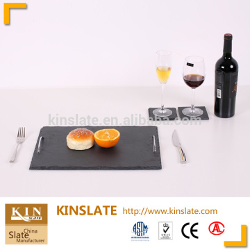 eco-friendly slate serving tray, special stone serving tray, slate food tray