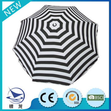 8 panels parasol umbrella , folded sun umbrella outdoor , foldable small beach umbrella