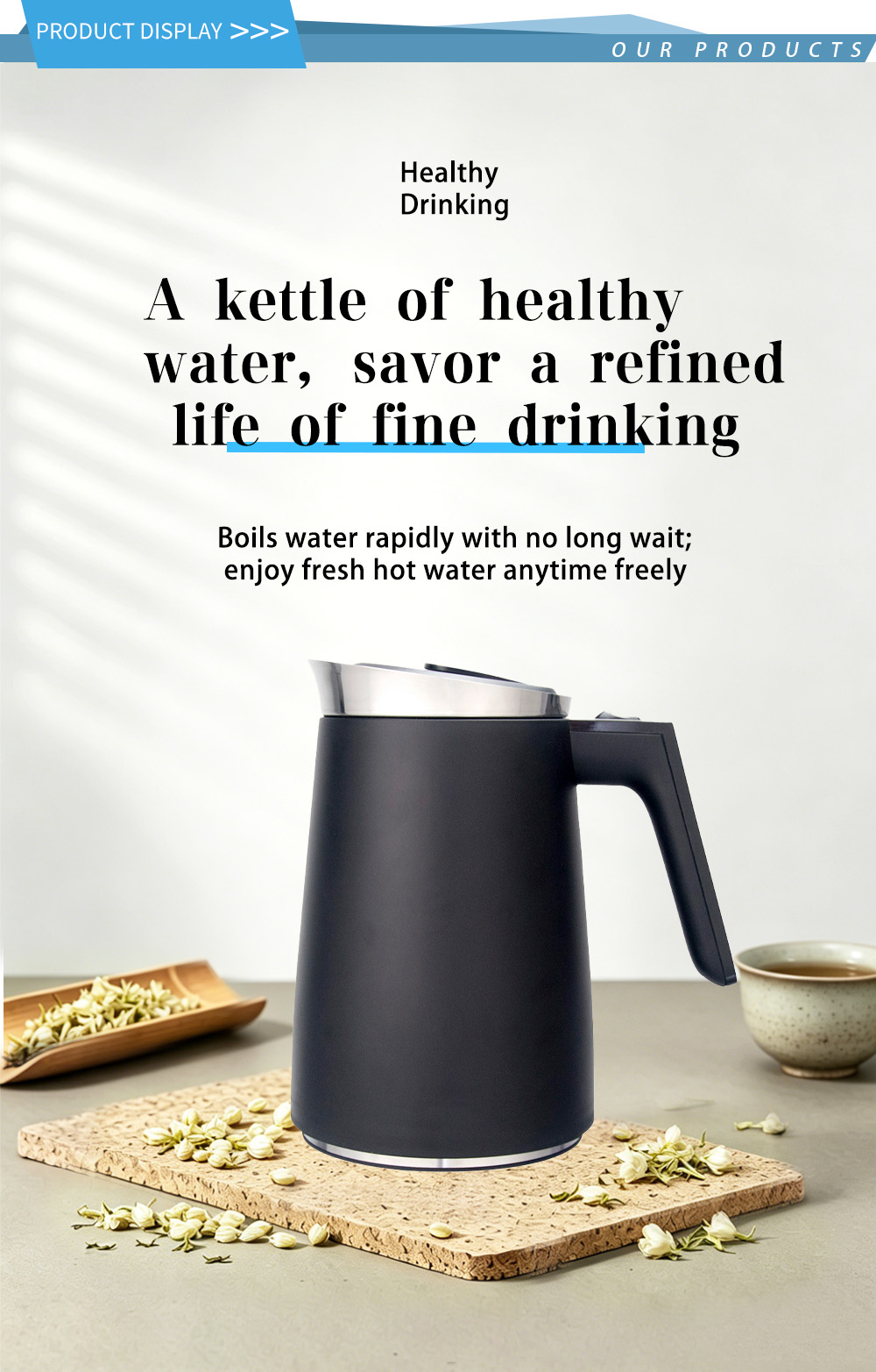 غلاية ستانلس ستيل 304 FK-2402 1 304 stainless steel kettle FK-2402 1