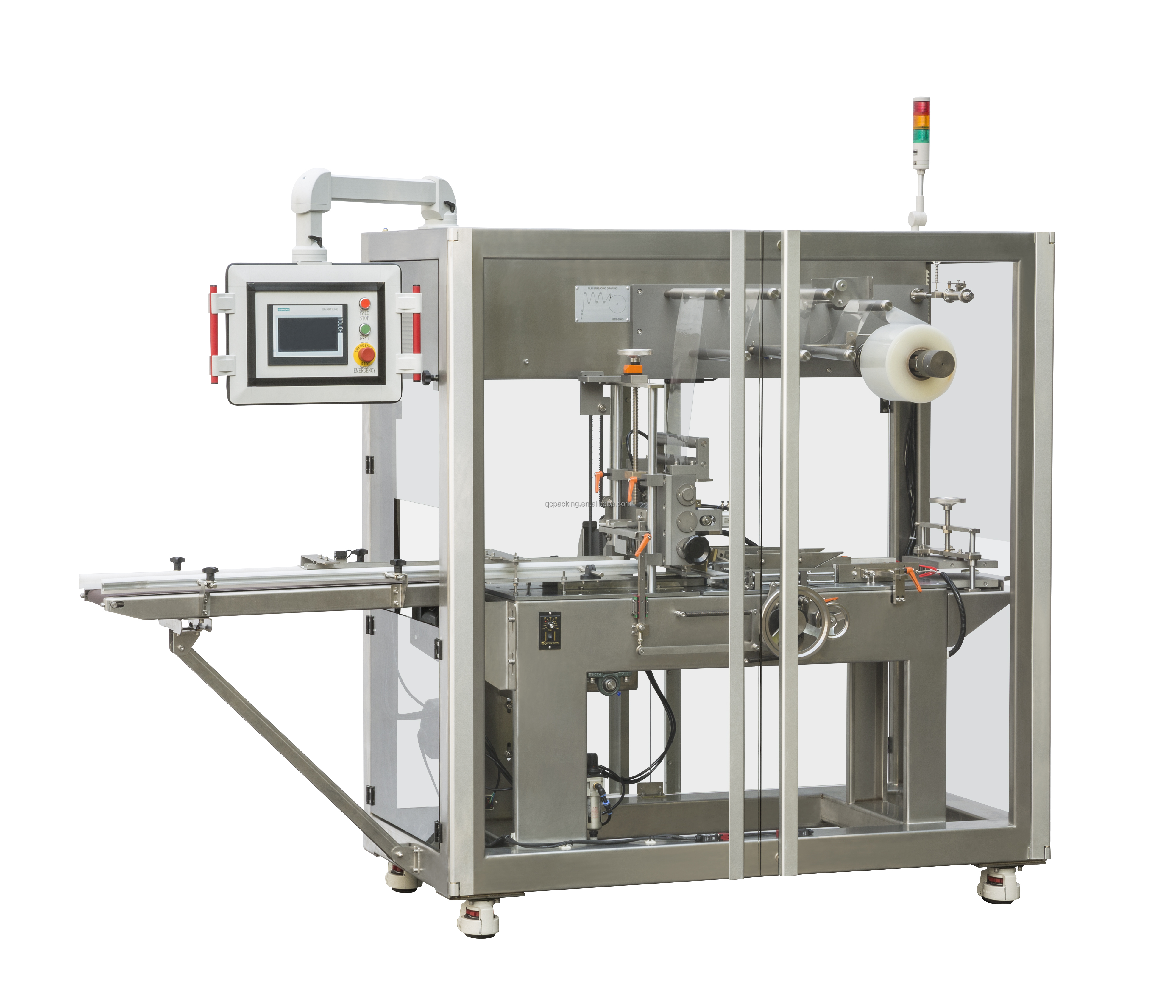 BTB-300G 100ppm high speed tea box cellophane wrapping machine