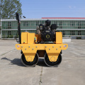 550kg Most popular manual steering walk-behind double drums road roller