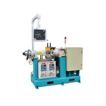 Extruder machine with rubber