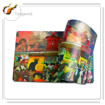 Printed plastic pp placemat