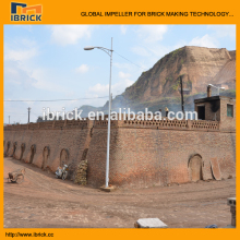 Large capacity semi automatic Hybrid Hoffman kiln for brick firing