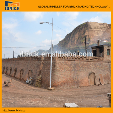 Large capacity semi automatic Hybrid Hoffman kiln for brick firing