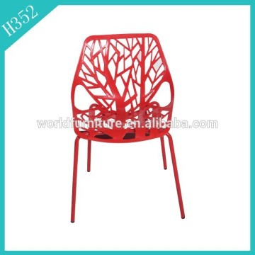 Modern Appearance and Plastic Material colored plastic chairs