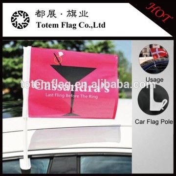 2015 popular car window flag , car window hold flag