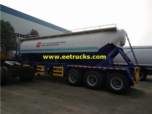 45m3 Bulk bushe foda mai tarkace trailers