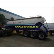 45m3 Bulk bushe foda mai tarkace trailers