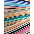 Lines Design Rayon Challis Printing Fabric